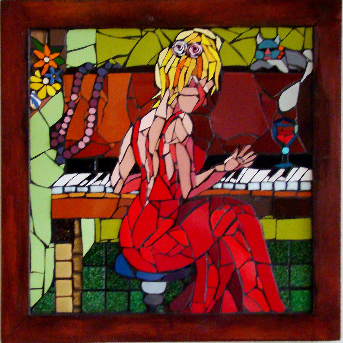 Pianista - Mosaico - Cláudia Verônica
