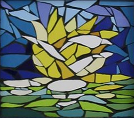 Flor de Lótus - Mosaico - Claudia Verônica